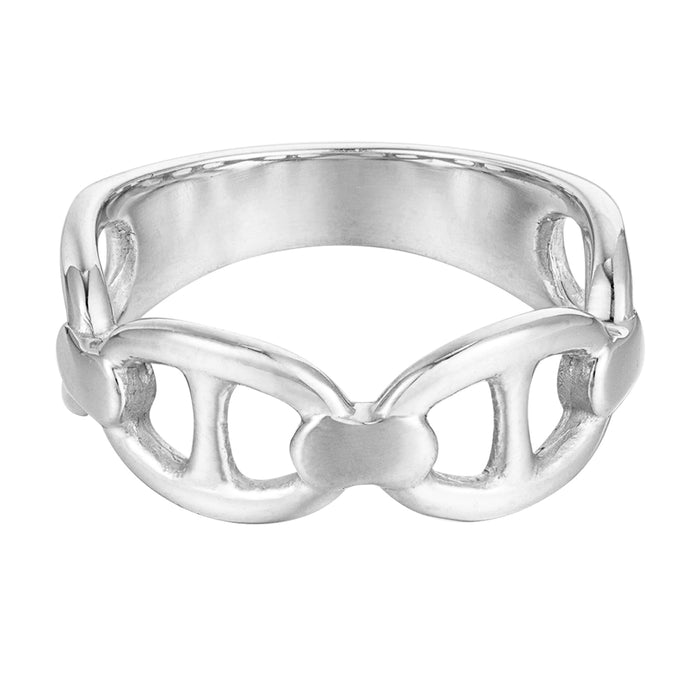 silver - anchor - mariner ring - mens - seolgold
