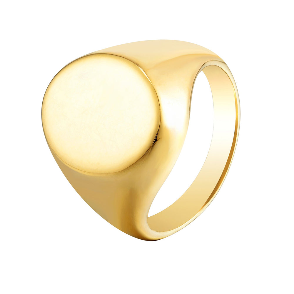 Seol Gold - Oval Signet Ring