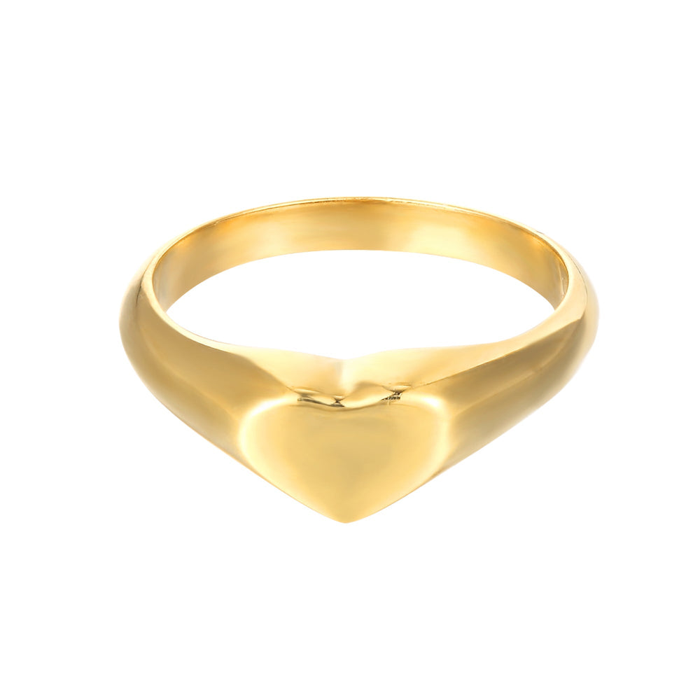 gold signet ring - seolgold