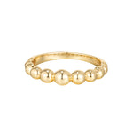 gold ball chain ring - seolgold