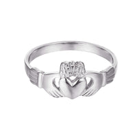 silver claddagh ring - seolgold