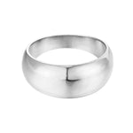Sterling Silver Chunky Domed Band Ring (Mens)