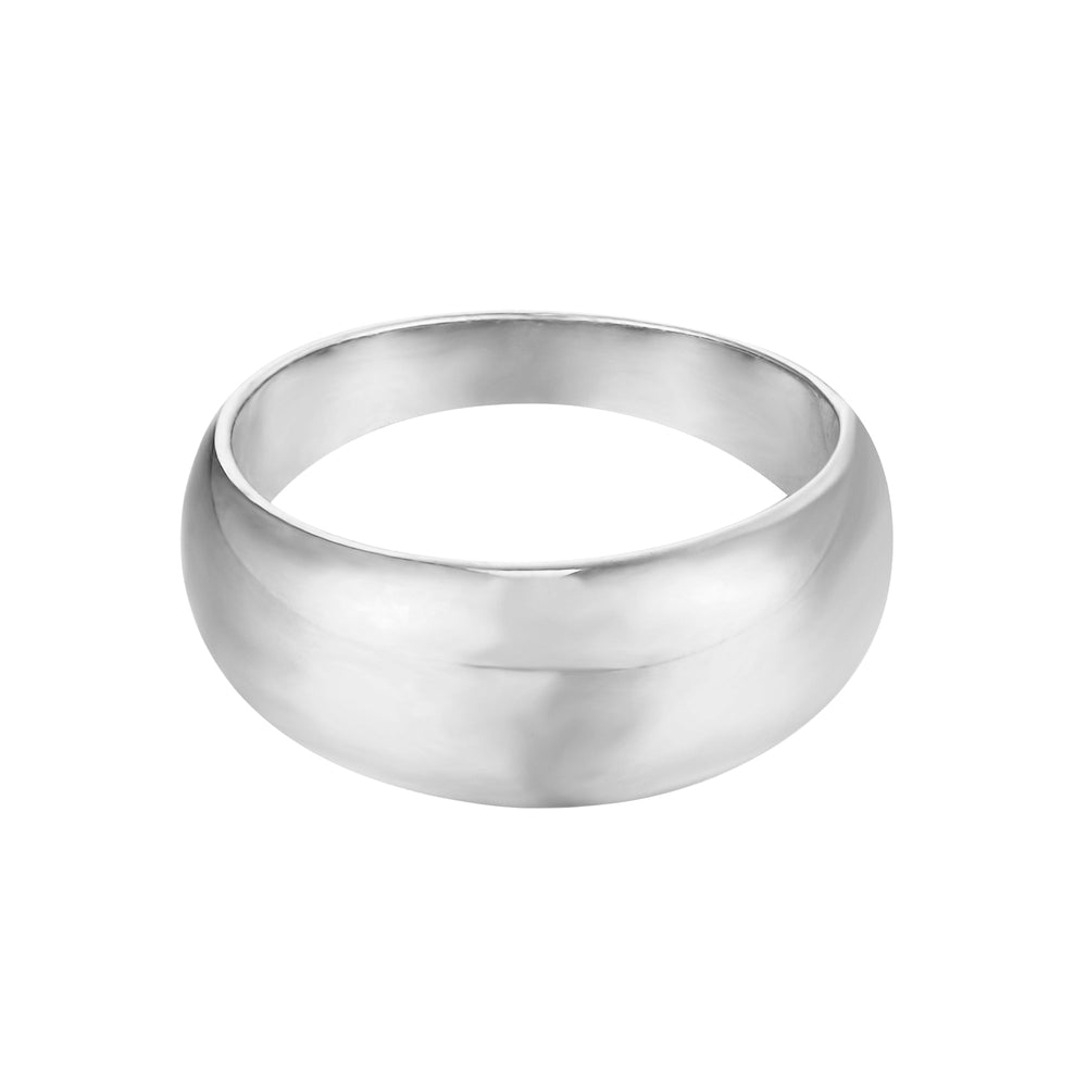 Sterling Silver Chunky Domed Ring