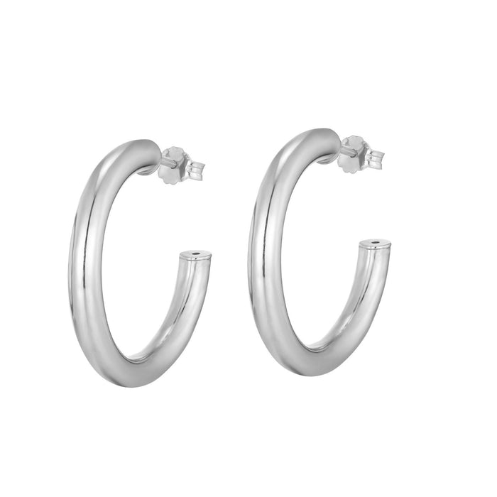 Seol gold - Rounded Half Hoop Studs