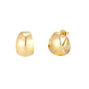 seol gold -  chunky half hoop studs