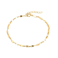 9ct Solid Gold Link Chain Bracelet - seolgold