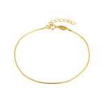 9ct Solid Gold Snake Chain Bracelet - seolgold
