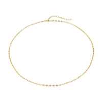 9ct Solid Gold Fine Mariner Chain - seolgold