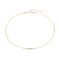 9ct solid gold link chain necklace - seolgold