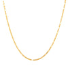 9ct solid gold link chain necklace - seolgold