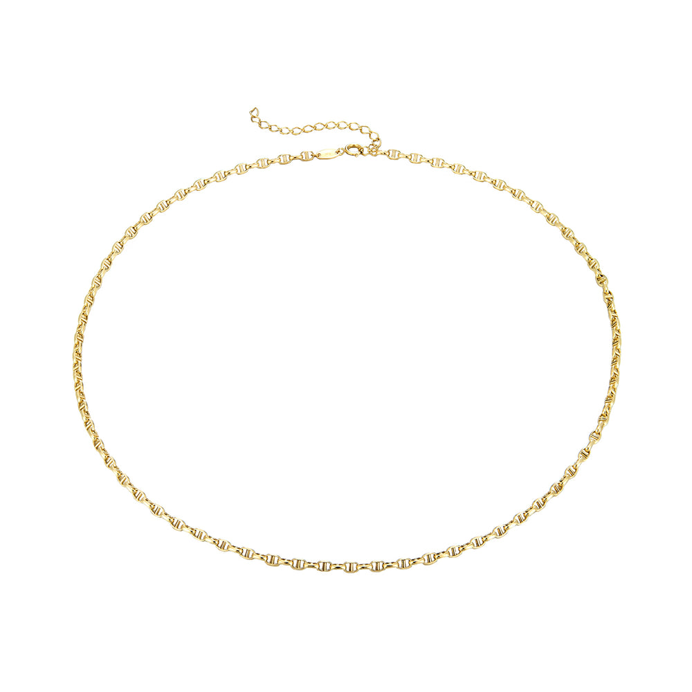 9ct Solid Gold Mariner Necklace - seolgold