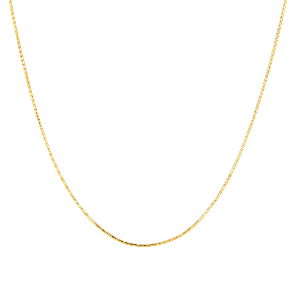 9ct Solid Gold Snake Chain Necklace