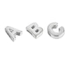 silver slider beads - seolgold