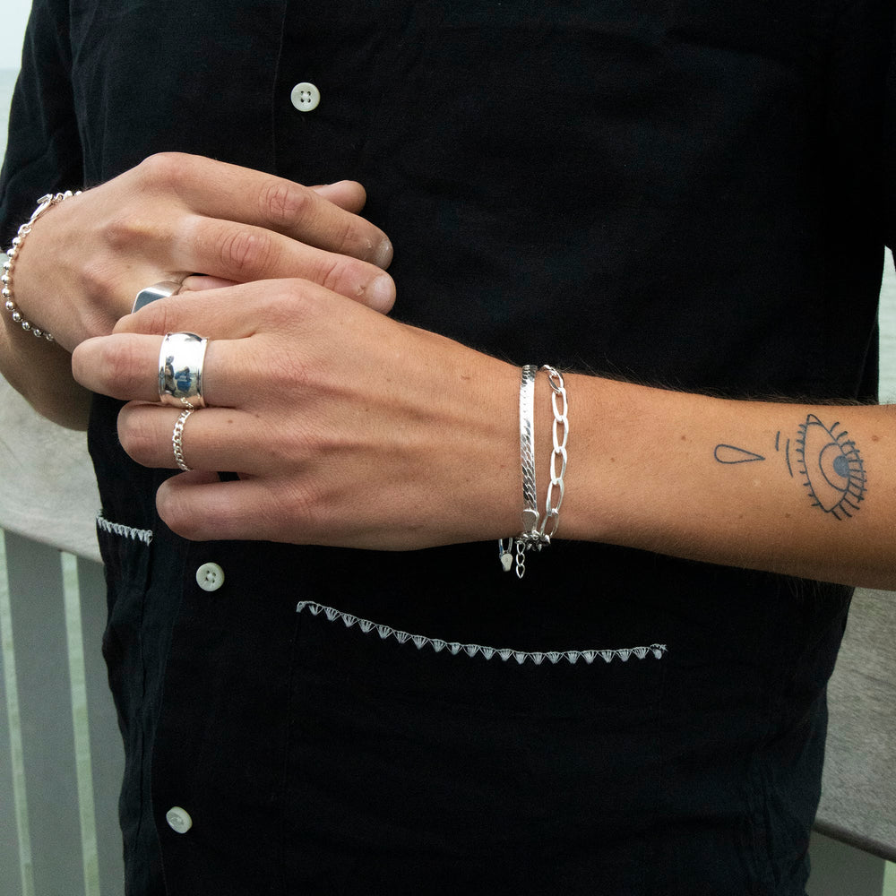 link bracelet - seol gold