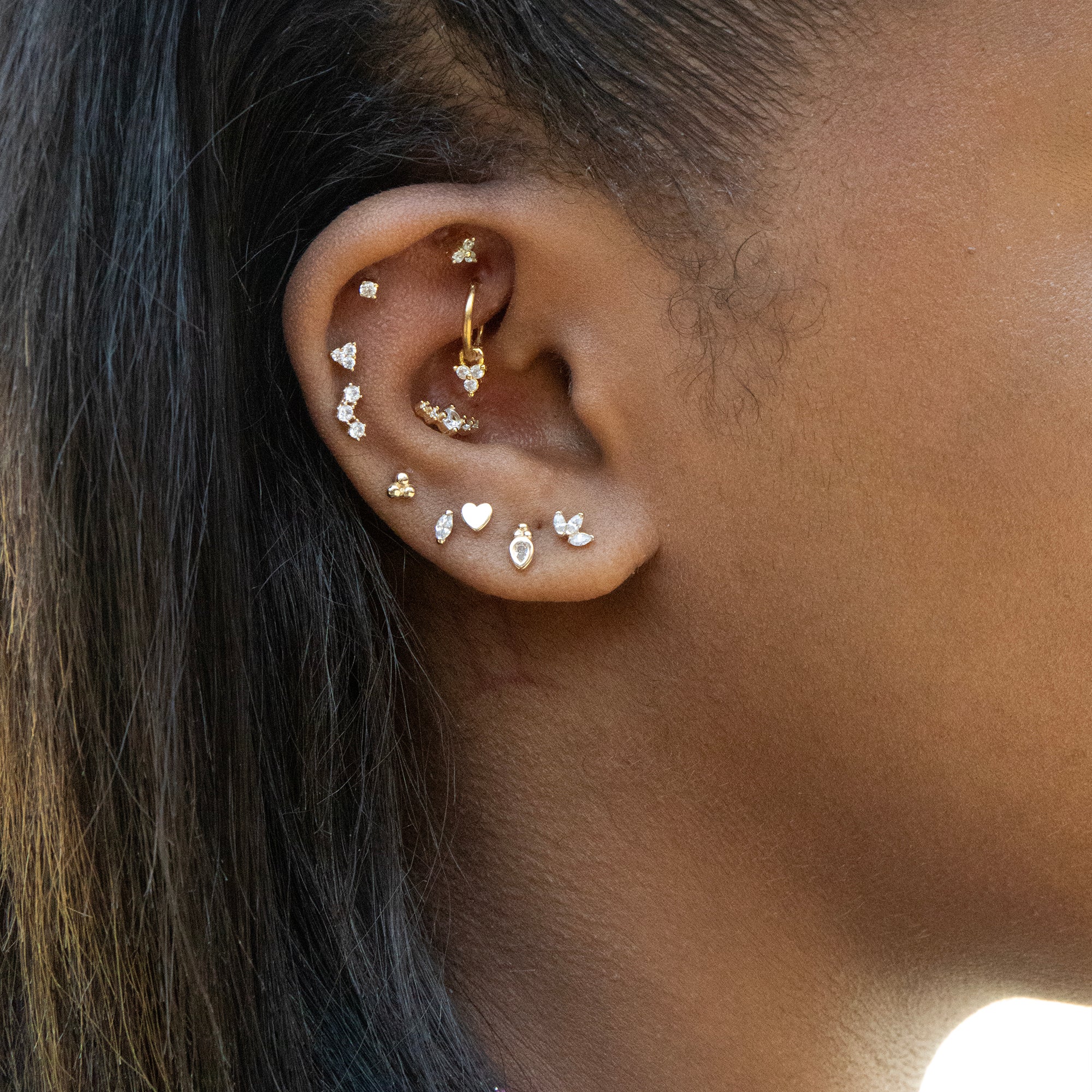 Melighting 14 karaat massief gouden kraakbeenoorbel hart labret stud CZ platte achterkant oorbel binnendraad tragus piercing sieraad 16G ster helix oorbel, 1,2 Millimeter, Geelgoud Melighting 14 karaat massief gouden kraakbeenoorbel hart labret stud CZ platte achterkant oorbel binnendraad tragus piercing sieraad 16G ster helix oorbel, 1,2 Millimeter, Geelgoud