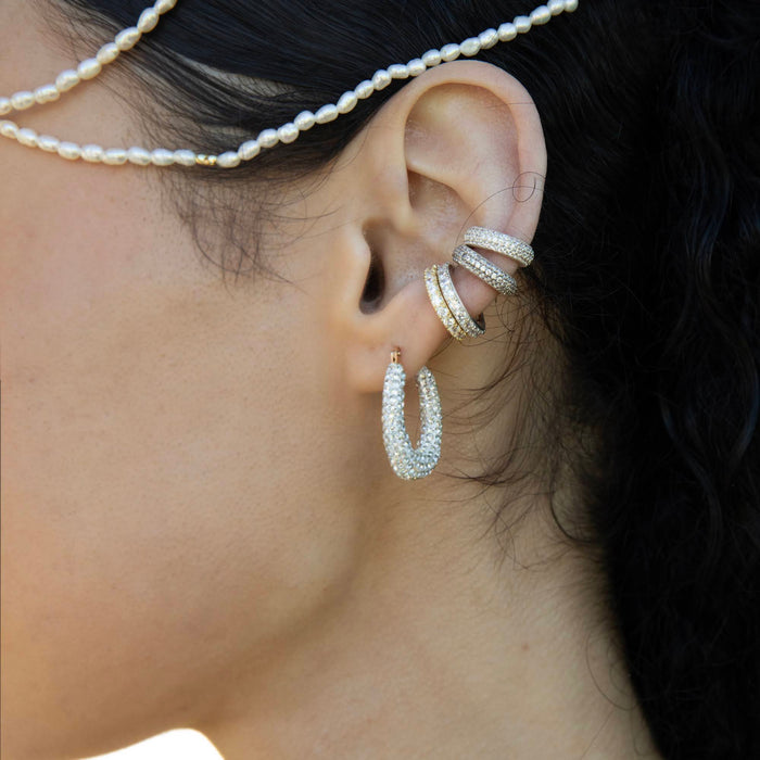 silver cuff earring - seol-gold