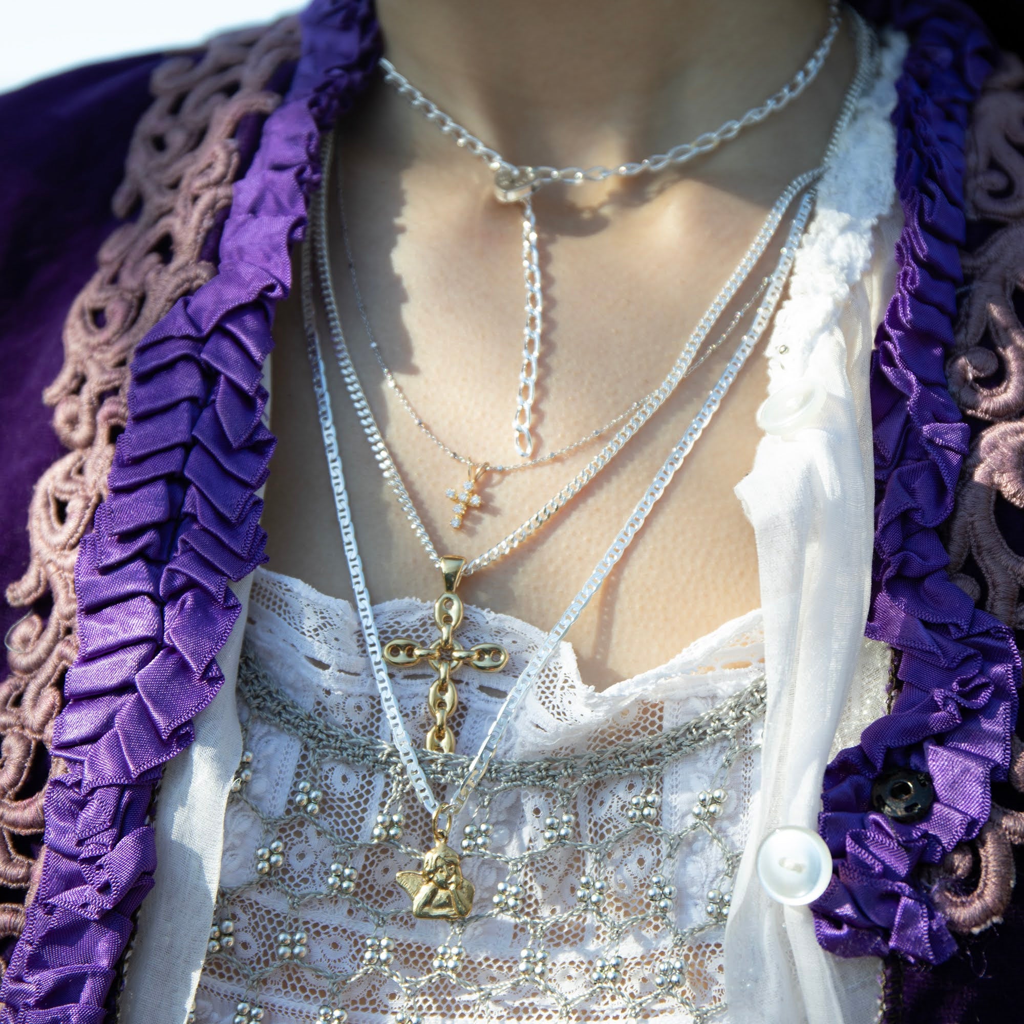 curb silver chain - seolgold