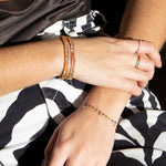 gold rainbow bracelet - seolgold