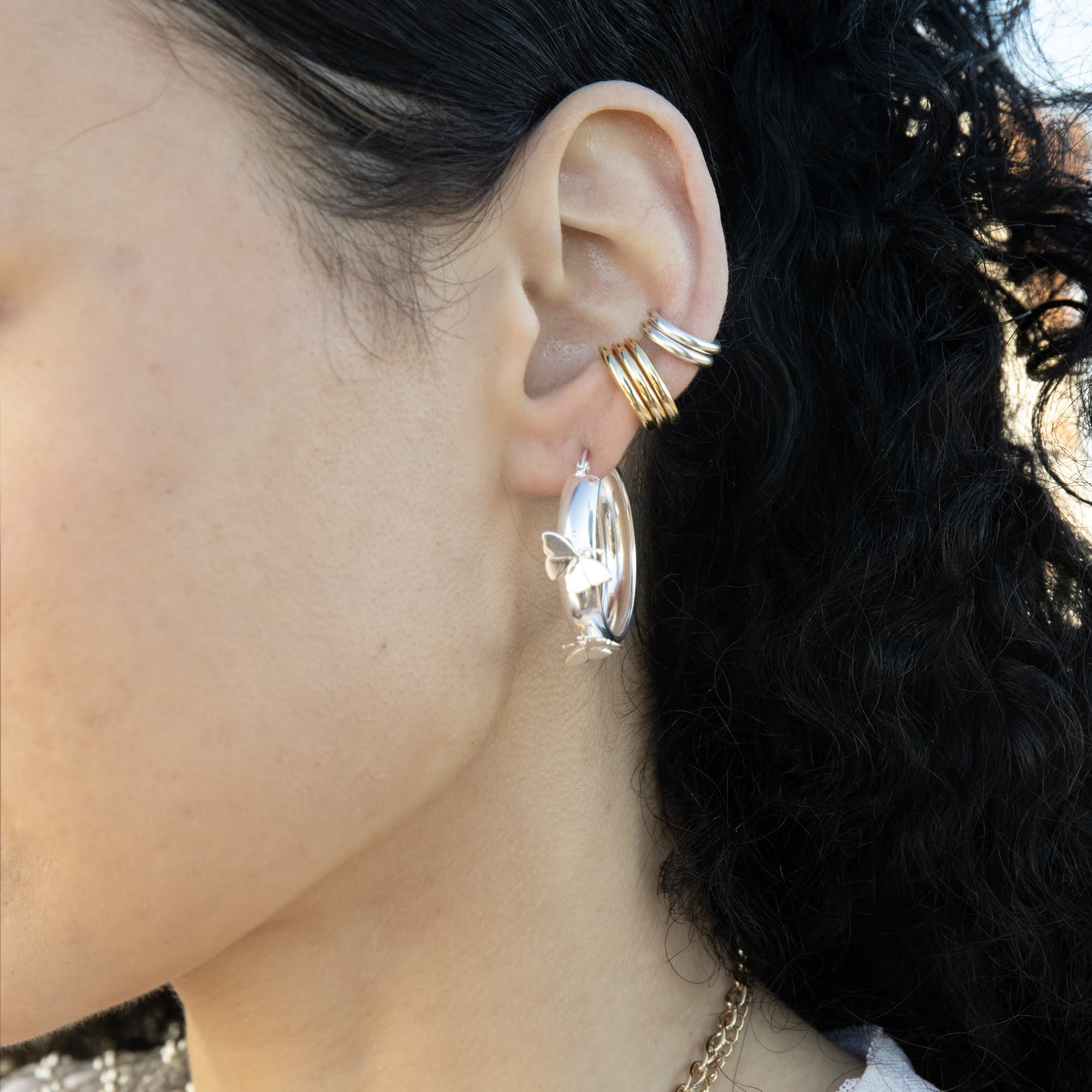 Sterling Silver Cuff Earring - seolgold