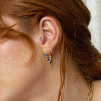 sapphire tragus stud earring - seolgold