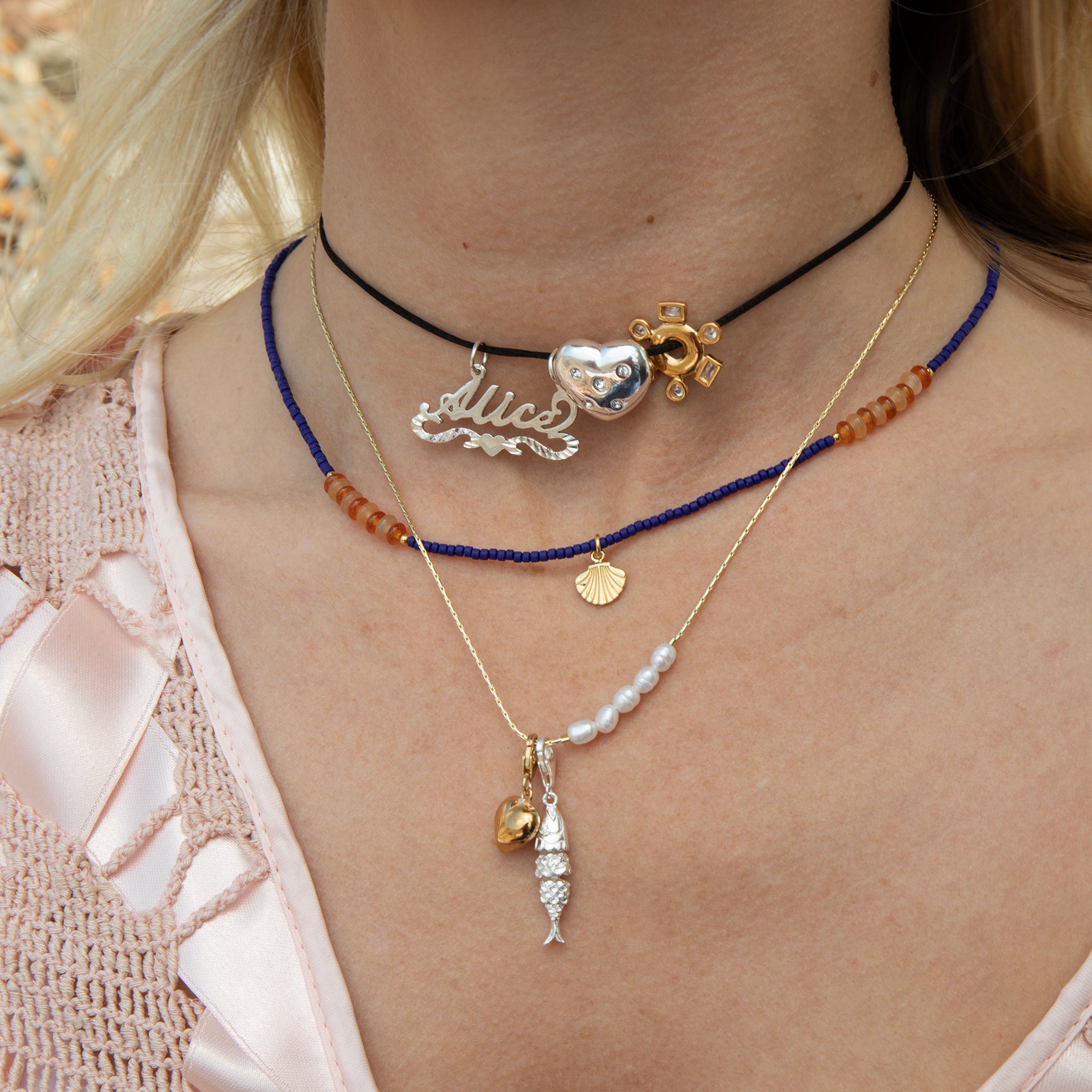 silver heart bubble - seolgold