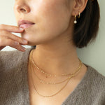 9ct Solid Gold Fine Mariner Chain Necklace