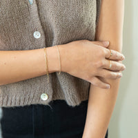 9ct Solid Gold Figaro Chain Bracelet - seolgold