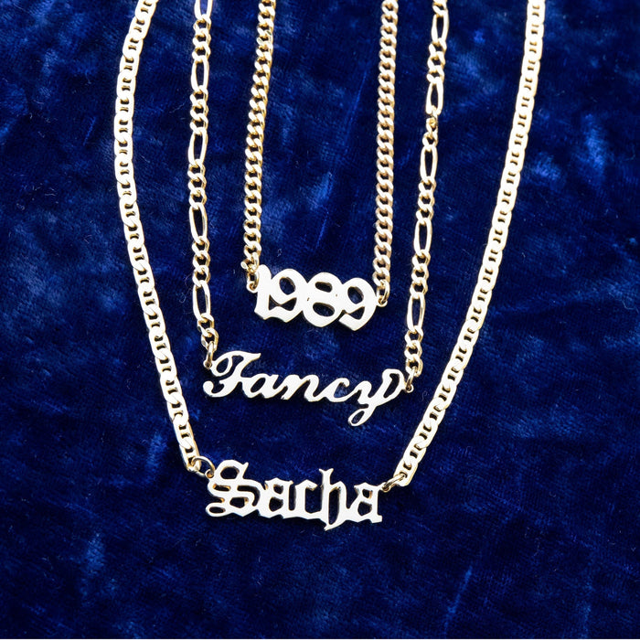 name necklace - seol gold
