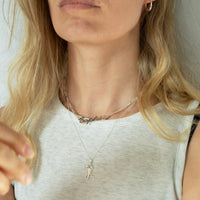 silver scorpio necklace - seolgold