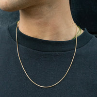 Rounded Box Chain - seol-gold