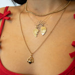 Engravable best friend necklace - seol gold - seol + gold