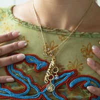 gold pendant necklace - seolgold