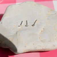silver nose stud - seolgold