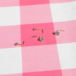 tiny gold nose stud - seolgold