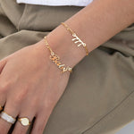 script bracelet- seol gold