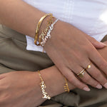 name bracelet- seol gold