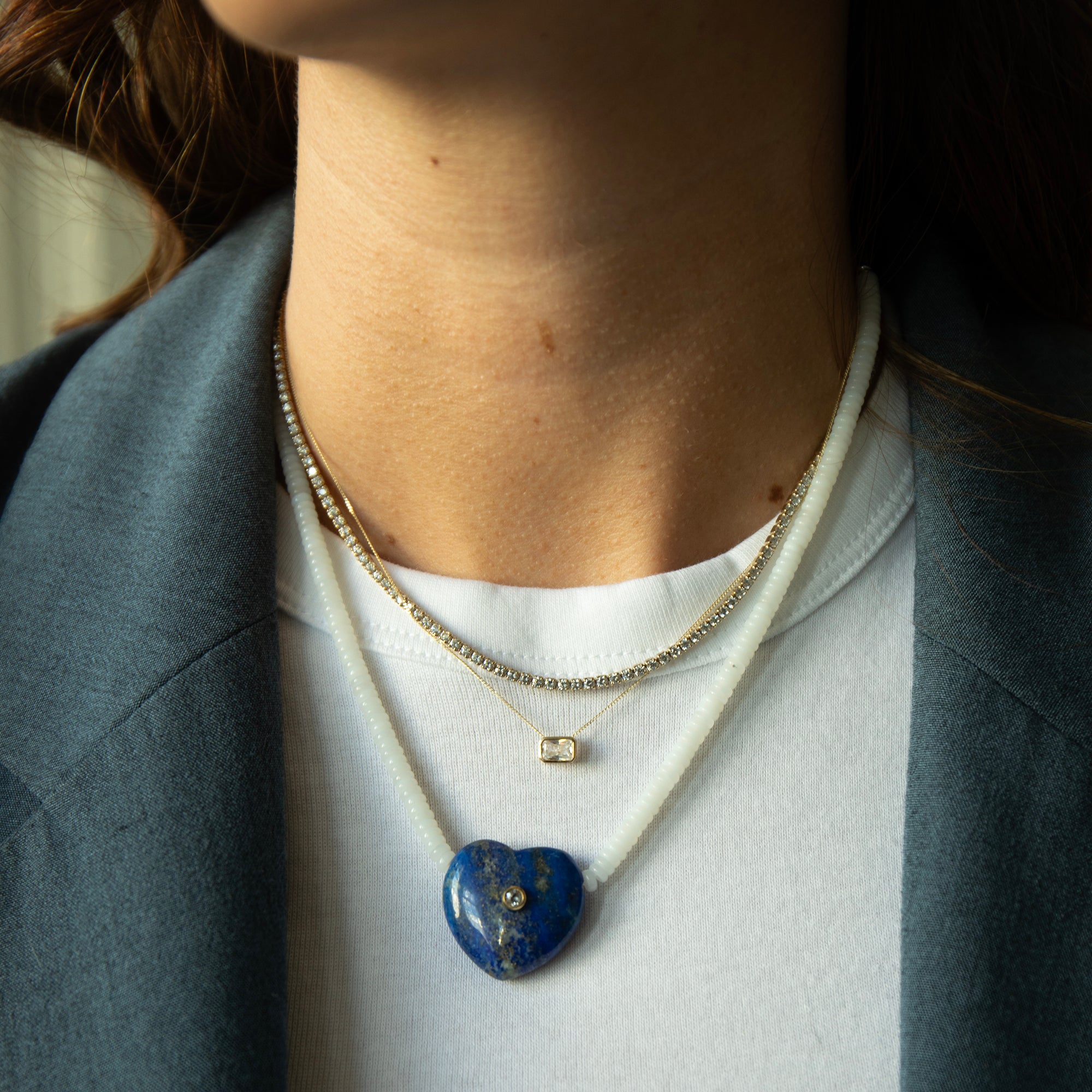 lapis lazuli necklace - seolgold
