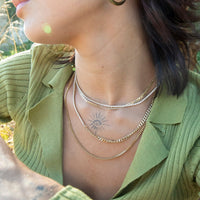 curb tennis chain - seol gold