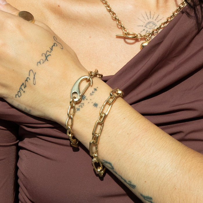 Seol Gold - Interlock Chain Bracelet