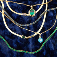 gold necklaces - seolgold