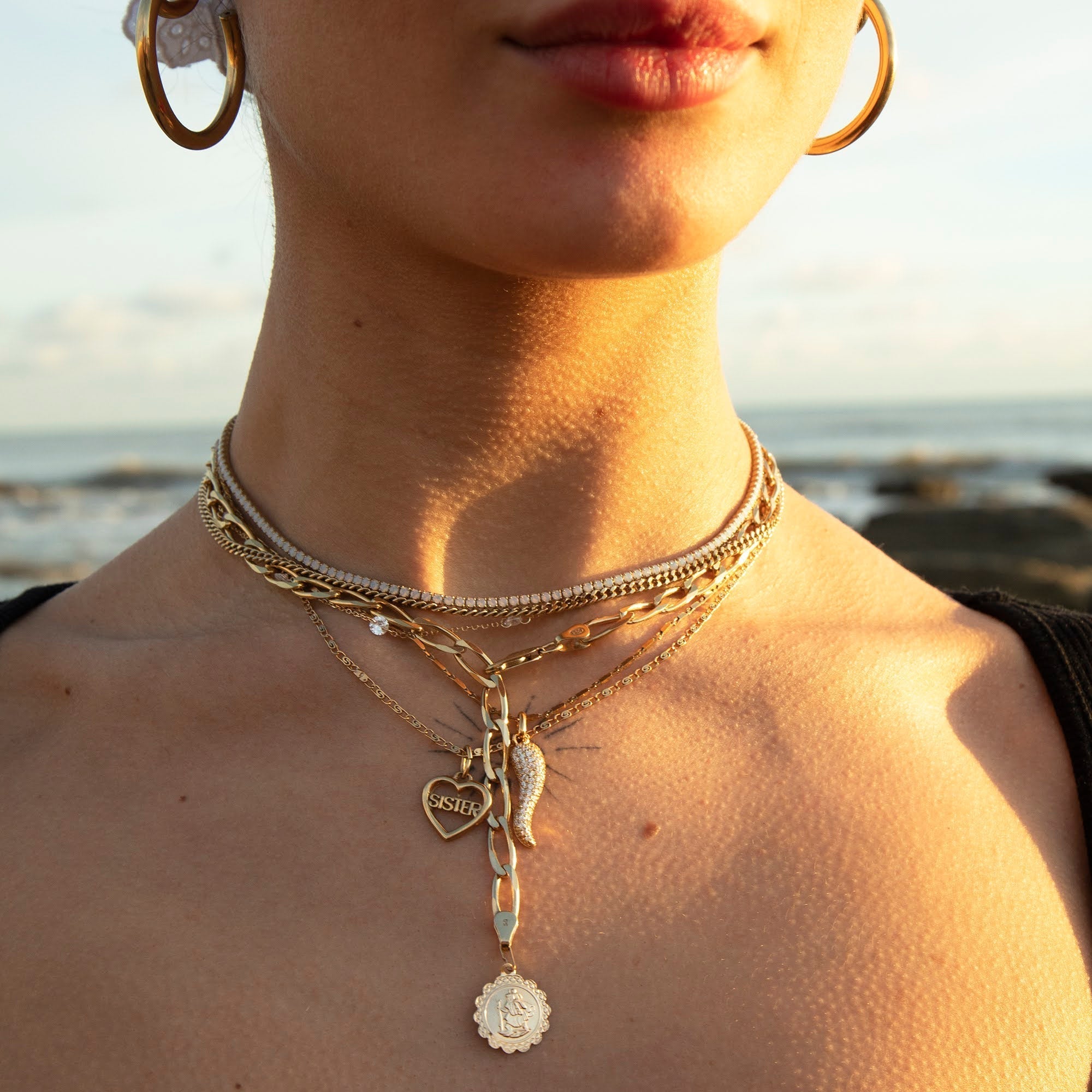 opal necklace - seolgold