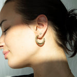 9ct Solid Gold - stud earrings - seolgold