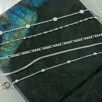 serpentine - daisy - figaro chain anklet - seolgold