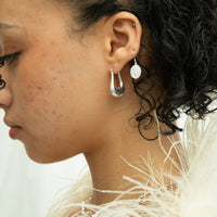 Sterling Silver Chunky Hoops - seolgold