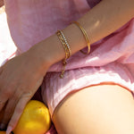 Seol Gold - CZ Bezel Tennis Bracelet