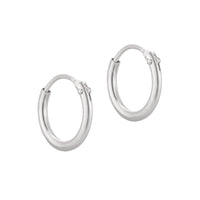 tiny silver cartilage hoops - seolgold