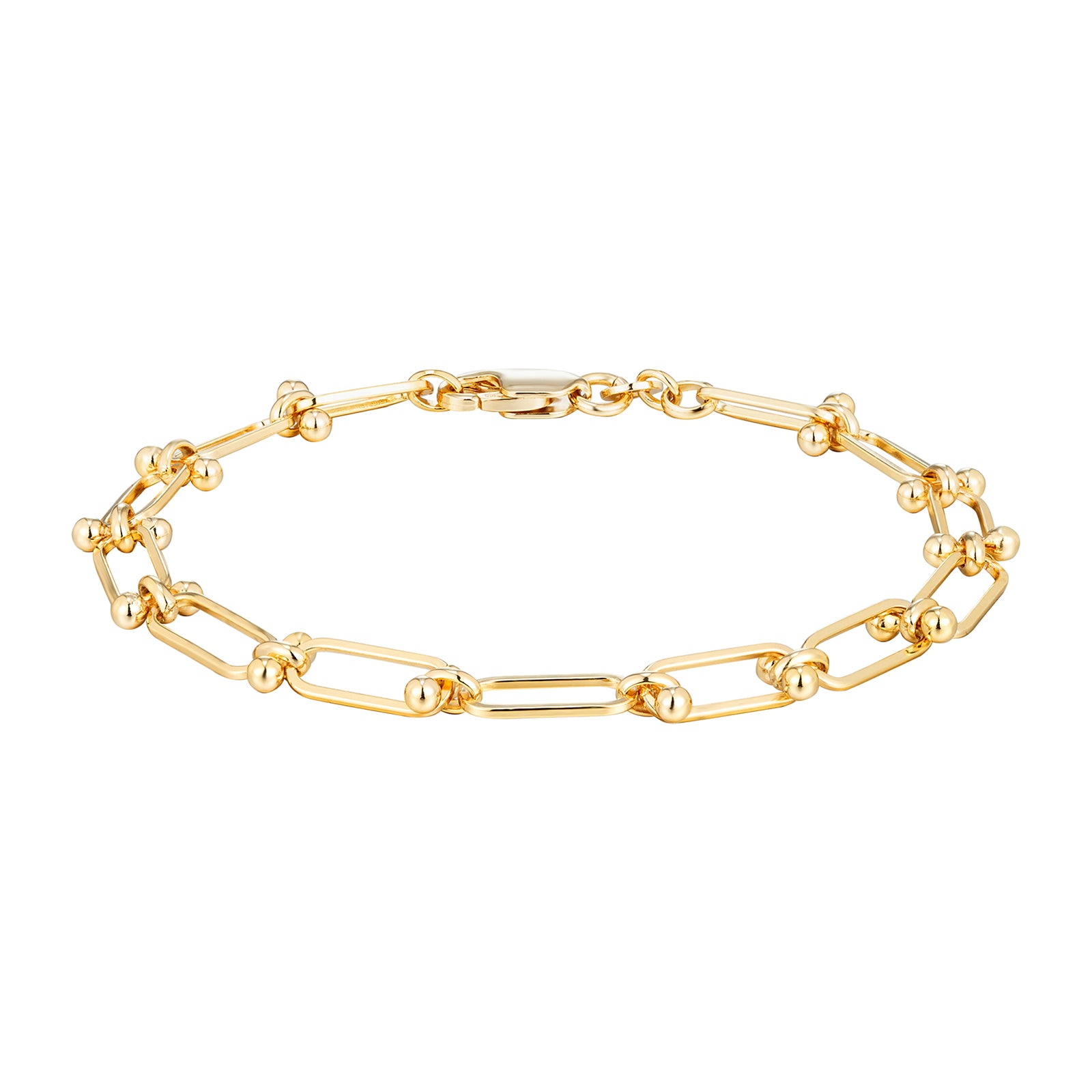 gold Link Chain Bracelet - seolgold