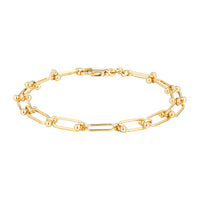 gold Link Chain Bracelet - seolgold