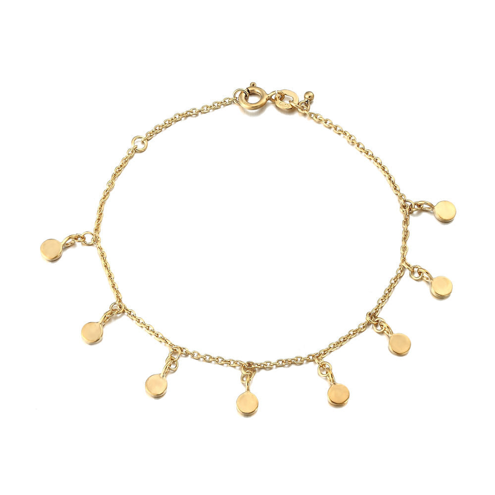 gold charm bracelet - seolgold