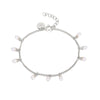 silver pearl bracelet - seol gold